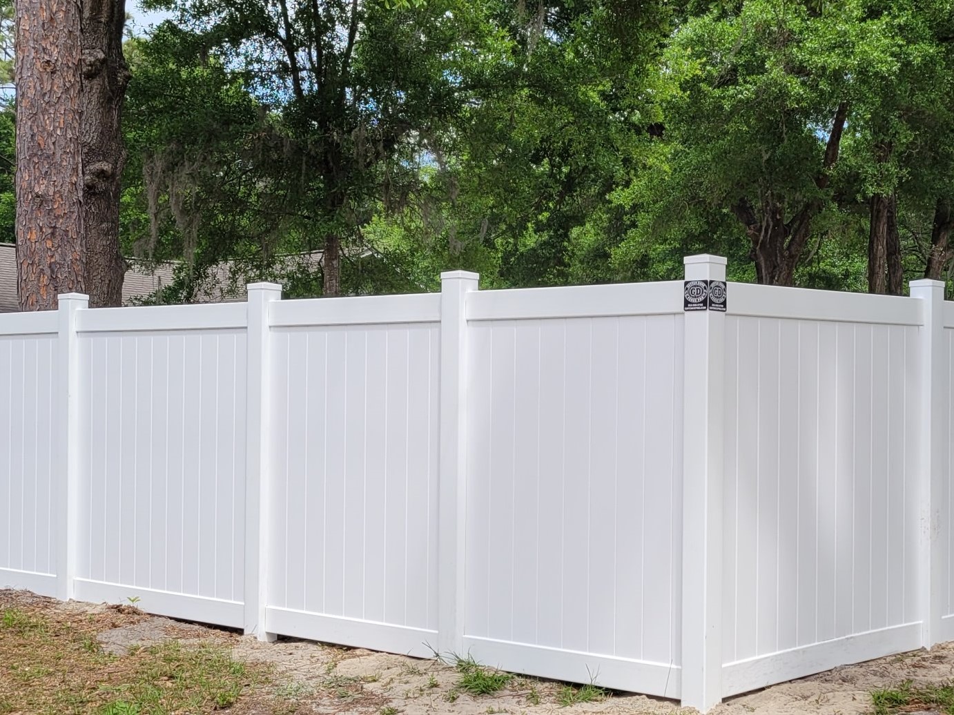 Photo of vinyl fence in Ocala, Florida