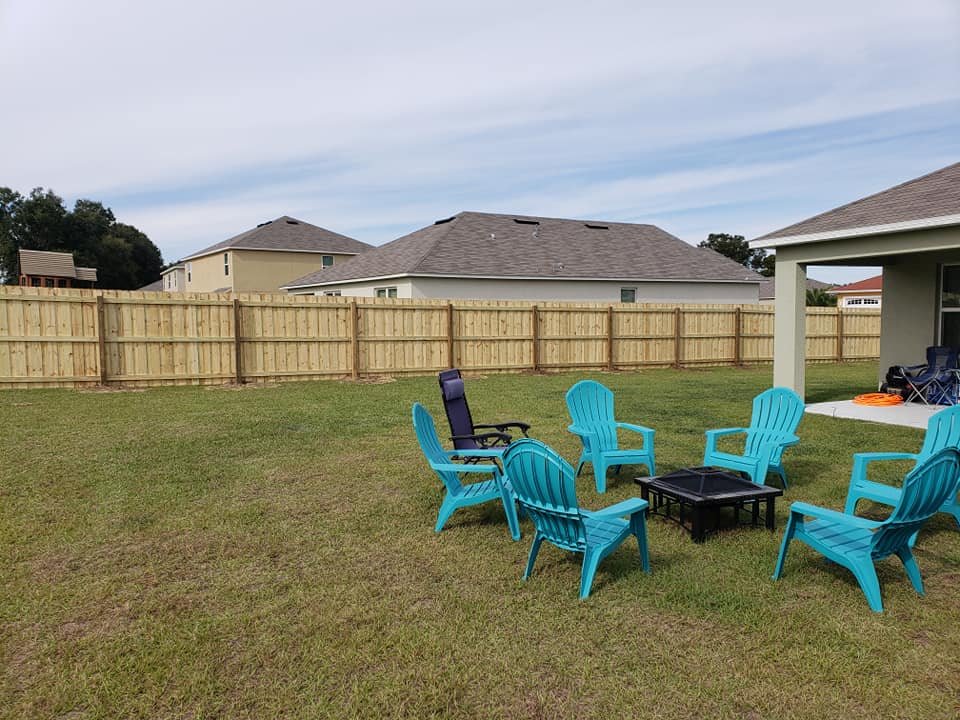 Photo of a Ocala Florida wood fence