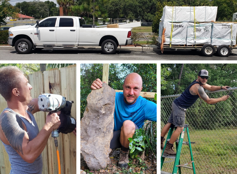 Getter Done Fence -Ocala, Florida our fence crew. 