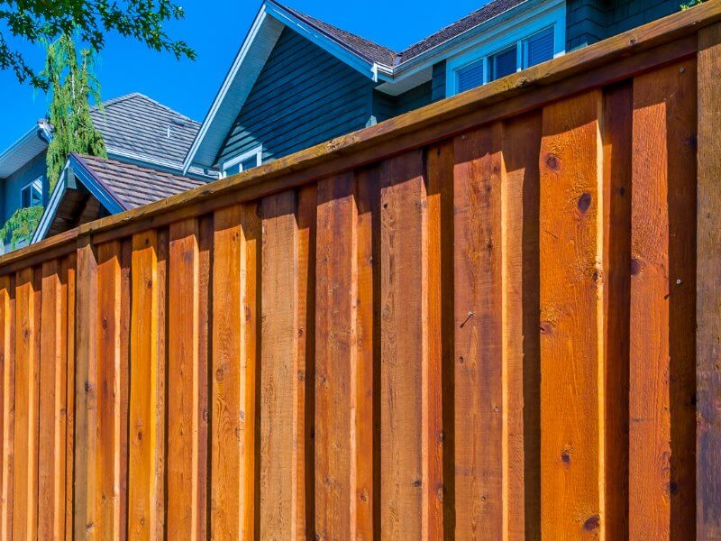 Gainesville FL cap and trim style wood fence
