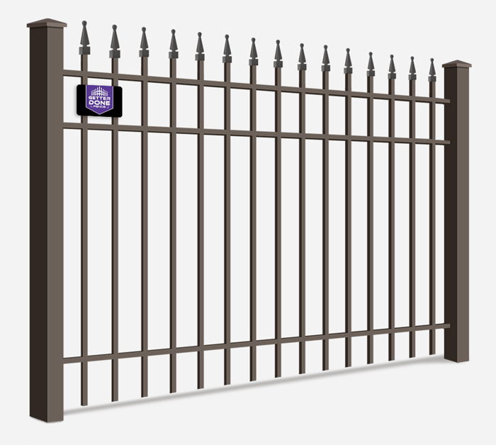 Wrought Iron fence features popular with Ocala Florida homeowners