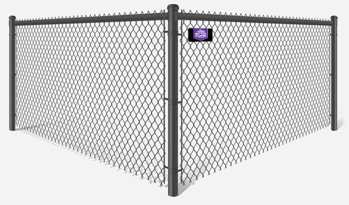 Black PVC-Coated chain link fence company in Ocala Florida