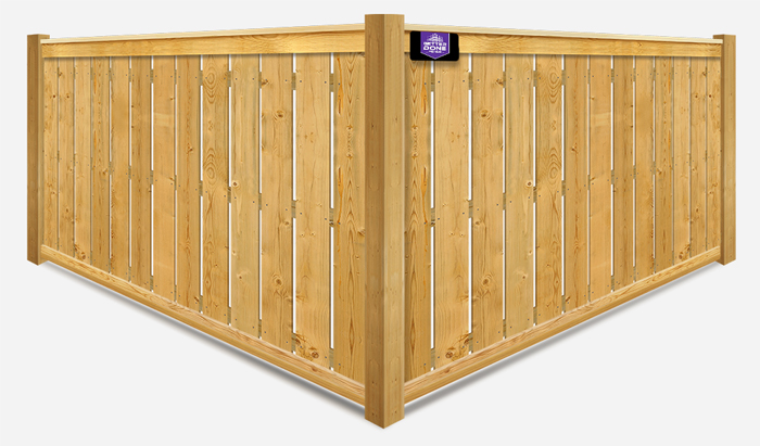 Semi-privacy wood fence company in Ocala Florida