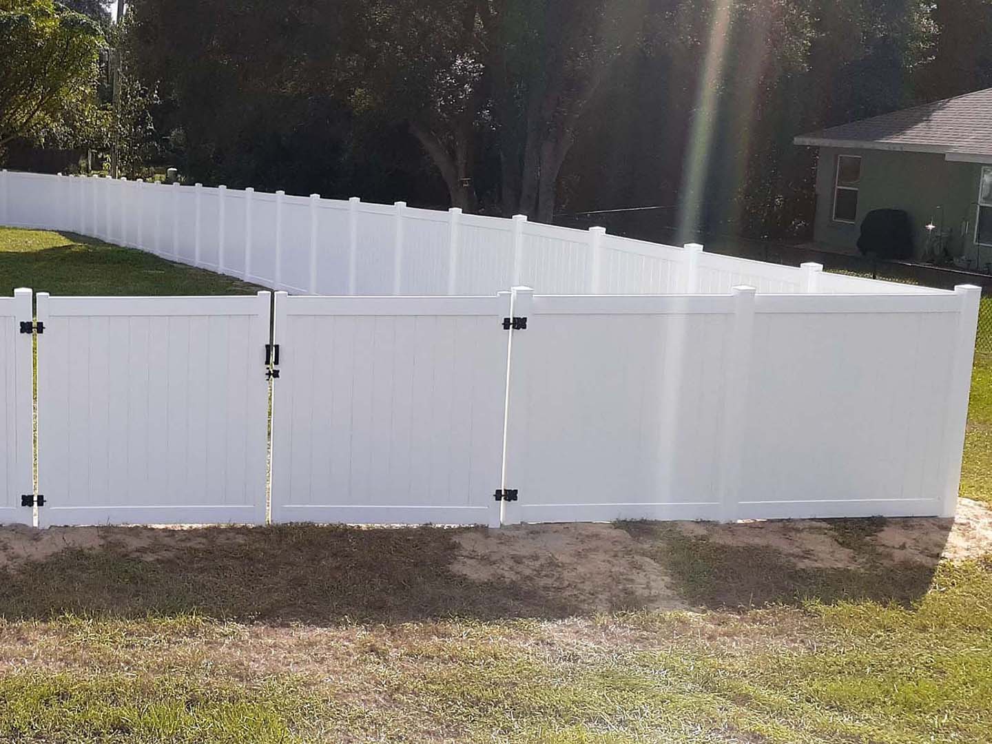 Fence with Vinyl Fence Project | Ocala Florida Fence Company in Ocala Florida